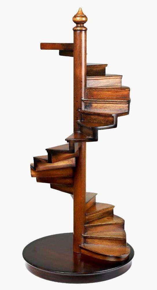 Spiral Stairs Architectural 3D Model Staircase Sculpture