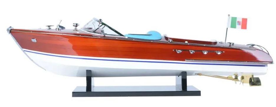 Riva Aquarama Painted Speed Boat Wood Model 26.5