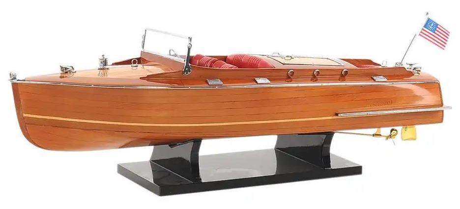Chris Craft Runabout Wood Model Classic Mahogany