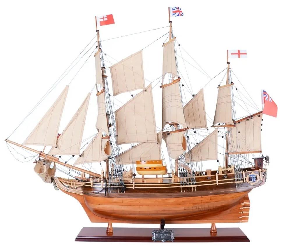 Capt Bligh's HMS Bounty Wooden Tall Ship Model 37