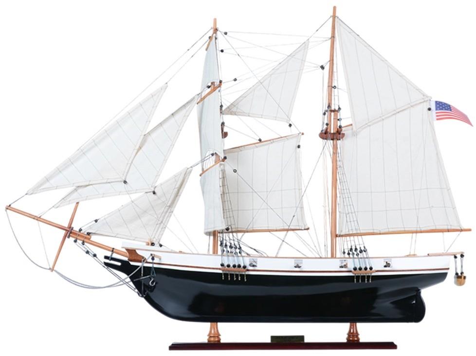 1847 Harvey Baltimore Clipper Wooden Model Tall Ship 35