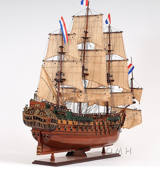 Holland Frigate Friesland Wood Model Tall Ship