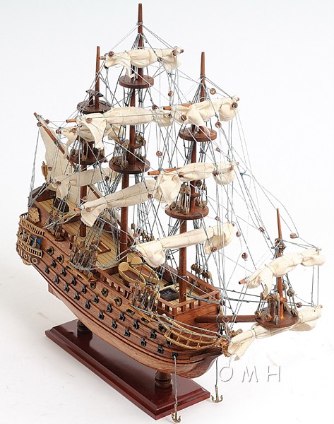 San Felipe Tall Ship Wooden Model Sailboat