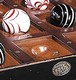Venetian Tic Tac Toe Game Wood Board Glass Marbles