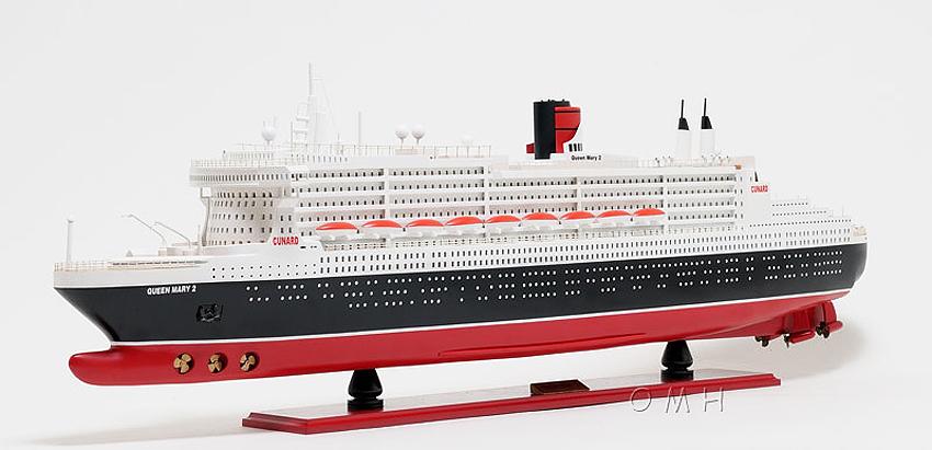 QUEEN MARY 2 大型模型 船　キュナード・ライン社 131212-37-