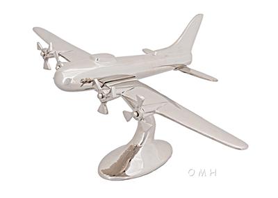 WWII Bomber Airplane Aircraft Desktop Model Aluminum