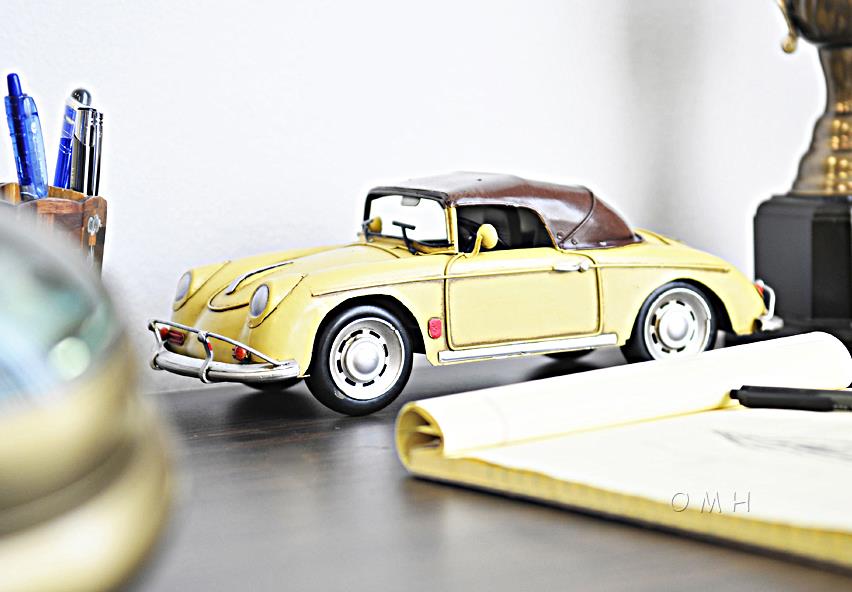 1955 Porsche 356 Speedster Metal Toy Scale Model