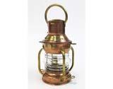 Ships Anchor Oil Lamps Brass Copper Metal
