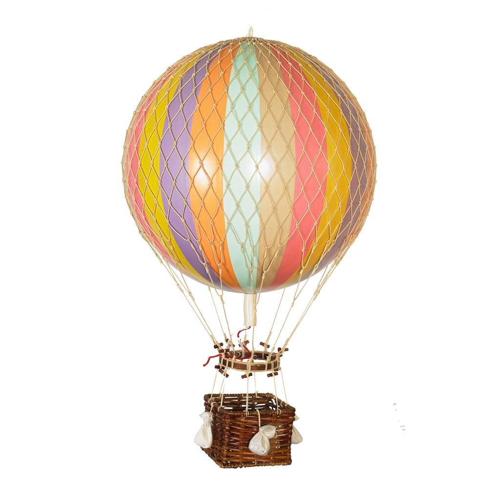 Details About Hot Air Balloon Model Pastel Rainbow Striped 13 Hanging Ceiling Home Decor New