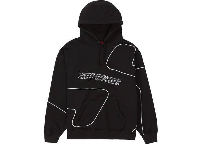 supreme big logo hoodie