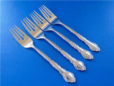 Cuisinart GEO Dinner Fork Lot 4 Stainless Forks