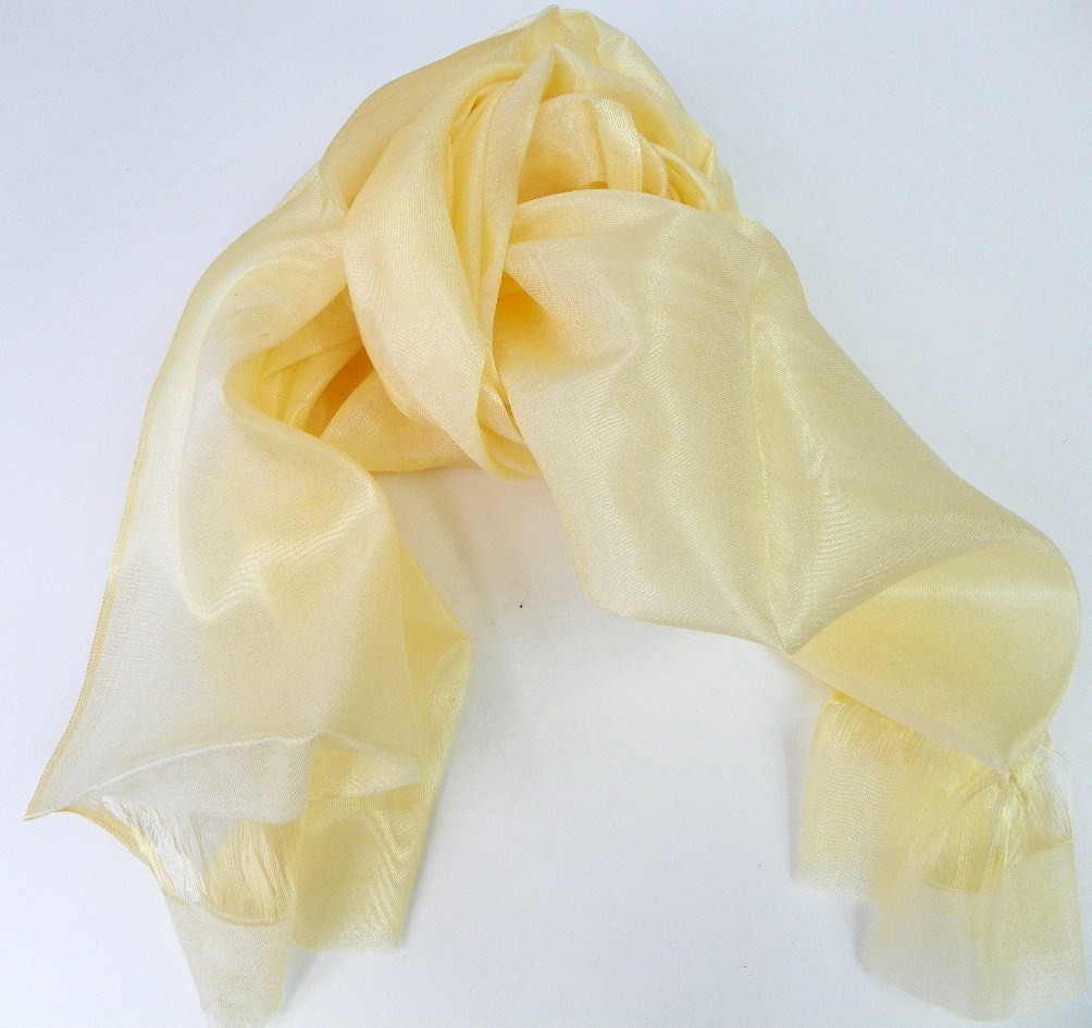 F793 Auspicious Tibetan Buddhist Silk Khada/ Khata Scarf Handmade in