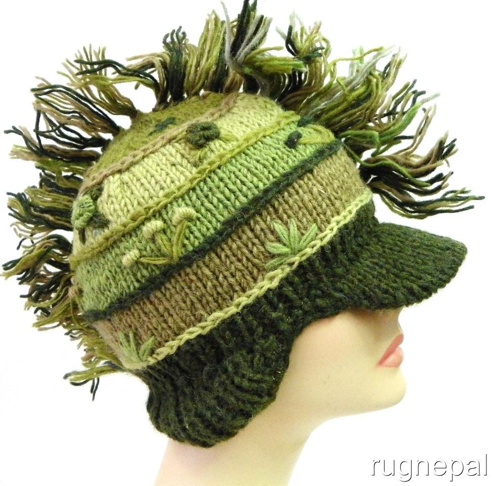 knit mohawk hat ear flaps