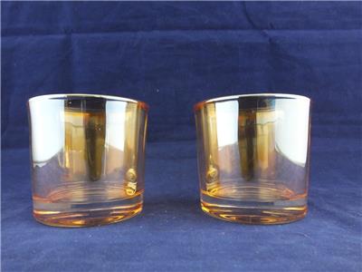 Plain Orange Amber Glass Tea Light Holders 2 Holders Ebay Add the amber glow of candlelight to this elegant art nouveau sculpture for a truly stunning display!