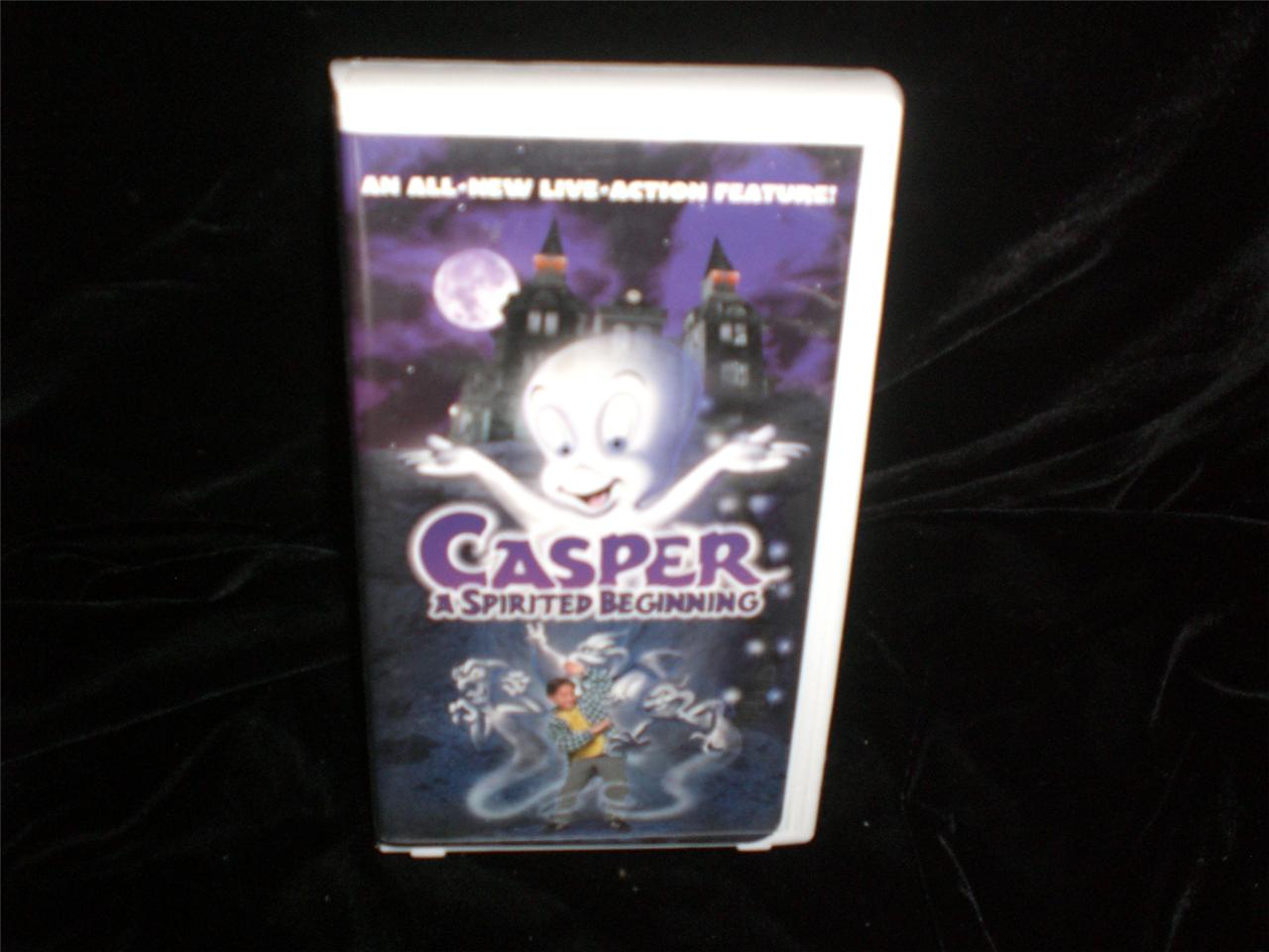 VHS CASPER A Spirited Beginning 1997 Steve Guttenberg, Lori Loughlin ...