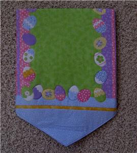 Easter Egg Table Runner - Quilting Blog - Cactus Needle Quilts