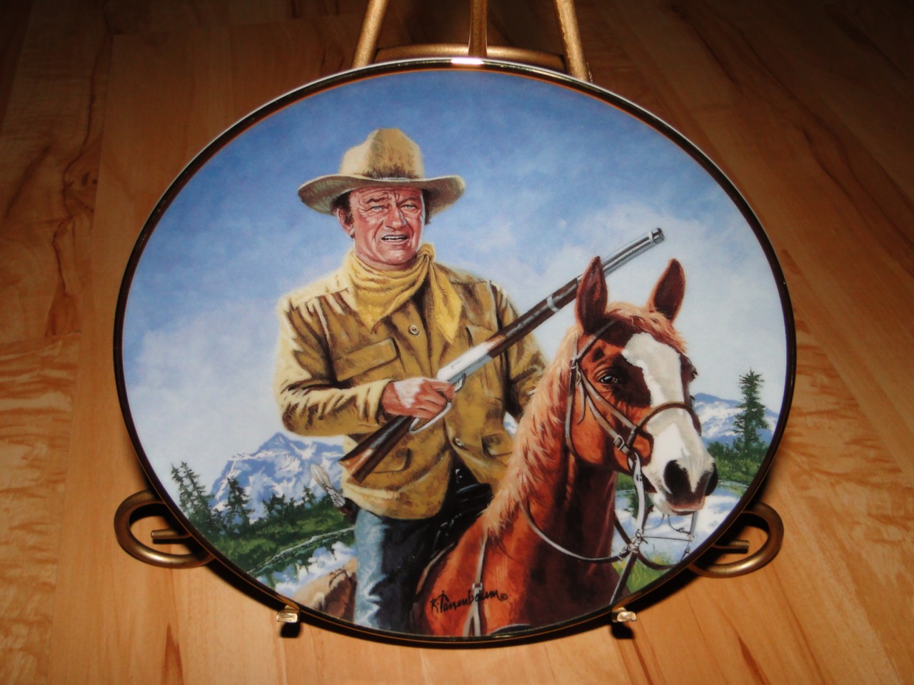 John Wayne HIGH COUNTRY The Franklin Mint Western Plate | eBay