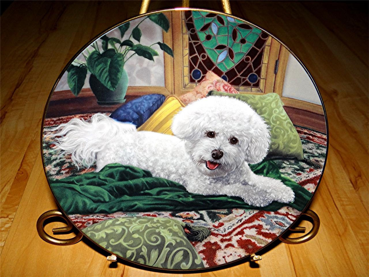 danbury mint bichon frise