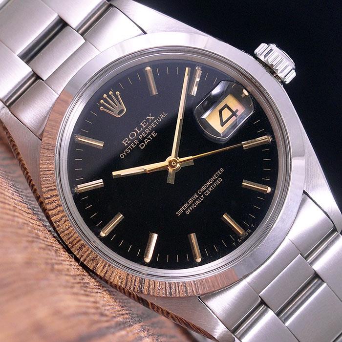 Rolex 1500 cheap black dial