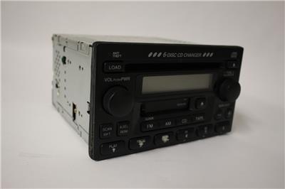 1998-2006 HONDA GENERIC RADIO 6 DISC CHANGER CD CASSETTE
