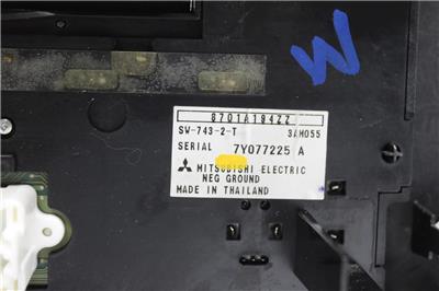 2006-2008 Mitsubishi Eclipse 6Cd Player Radio Face Panel