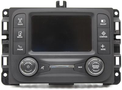 sirius renegade jeep touch radio control screen
