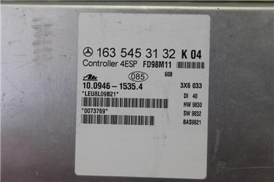 1998-1999 MERCEDES BENZ ML320 ESP CONTROL MODULE UNIT 163 545 31 32 | eBay