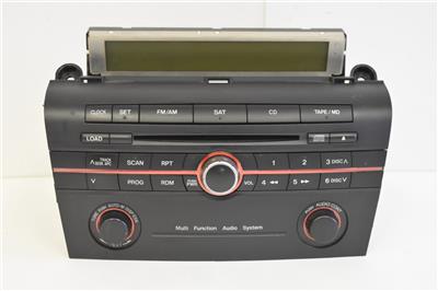 2004-2009 MAZDA 3 RADIO STEREO 6 DISC CHANGER CD PLAYER ... mazda 6 fuse boxes 