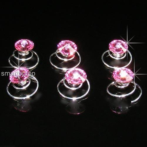 SALE Bridemaid Flower Girl Prom made with Swarovski Crystal Hair Twist H045