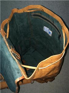 Handmade Leather Drawstring Backpack BD LARGE Rucksack Festival Bag Billy Goat