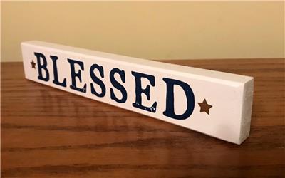 Collectibles Blessed Religious Wood Sitter Sign 9 X 1 1 2 X 3 4 Mermaids Rawatankanser Com