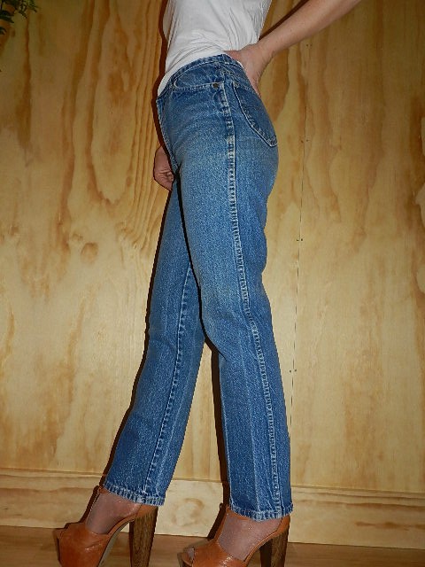 VTG 80s high waist CHIC jeans PEG LEG denim pants