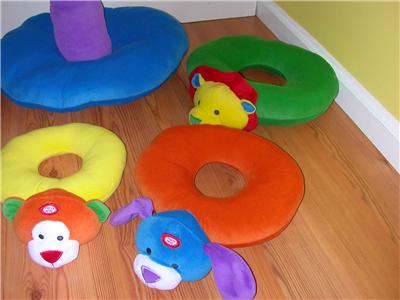 Lakeshore Plush Animal Rings Stacking Toy Giant | eBay