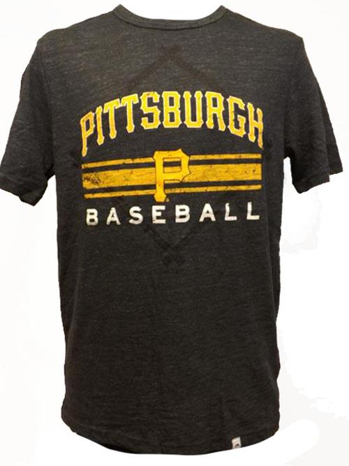 New Pittsburgh Pirates Mens Sizes S-M-L-XL Licensed Gray Majestic Shirt - Picture 13 of 16
