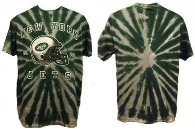 New York Jets Mens Sizes L-XL-2XL V Tie Dye 2-Sided Premium Shirt | eBay