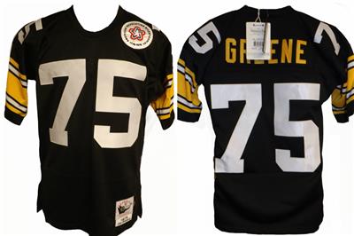 1975 Joe Greene #75 Pittsburgh Steelers Mens 64 Mitchell & Ness