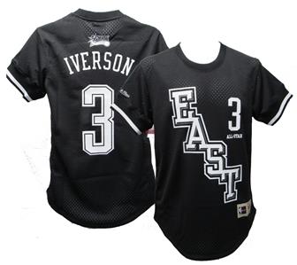 Iverson ジャージ 黒 3 Allen Iverson #3 Philadelphia Sixers basketball Jersey