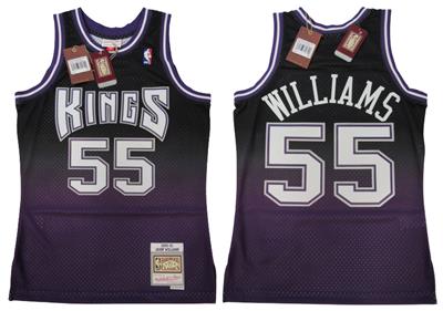 Size 44. # 55 Jason Williams 90s Champion NBA Kings Jersey