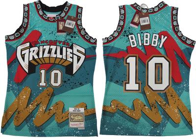 New 1998-99 Mike Bibby #10 Grizzlies Mens Mitchell & Ness