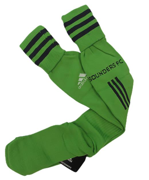 Nuovi calzini interi Seattle Sounders da uomo taglia 10-13 Adidas calcio $20 - Foto 14 di 15