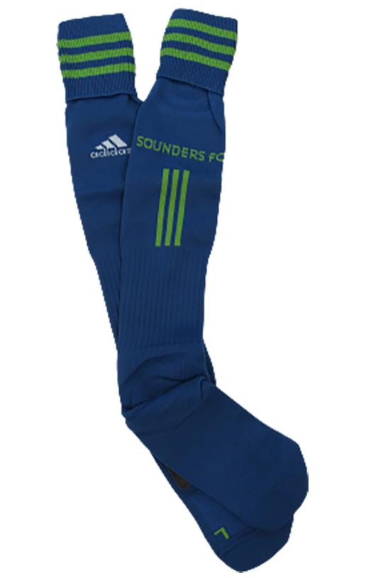 Nuovi calzini interi Seattle Sounders da uomo taglia 10-13 Adidas calcio $20 - Foto 13 di 15