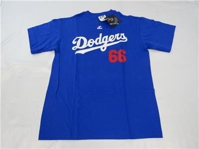 New Yasiel Puig #66 Los Angeles Dodgers YOUTH Size L Large