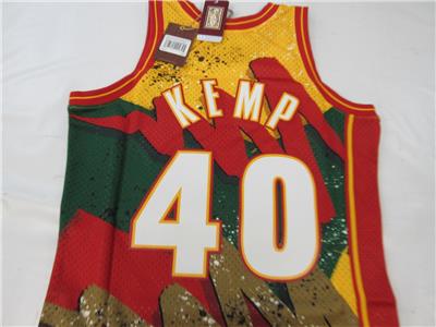 95-96 Shawn Kemp #40 Supersonics Mens Mitchell & Ness Swingman