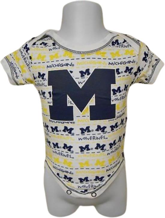 NEW Michigan Wolverines Baby Creeper INFANT sizes 12-18-24 Months 1-2-3-Pack - Picture 11 of 19