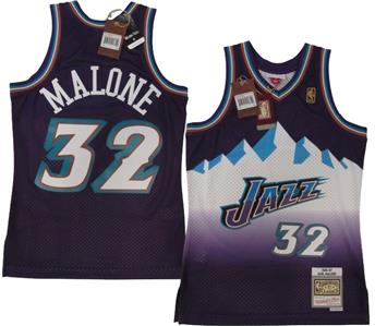 New 1996-97 Karl Malone #32 Utah Jazz Mens Mitchell & Ness