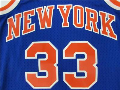 1985-86 Patrick Ewing #33 New York Knicks Mens Mitchell & Ness