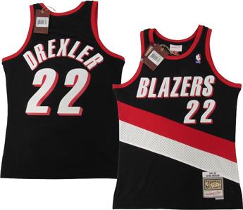 Clyde Drexler サイン入りジャージ 22 Houston Rockets Clyde Drexler Signed Red Custom Jersey #22