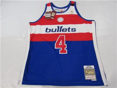 1996-1997 Chris Webber #4 Bullets Mens Mitchell & Ness Swingman
