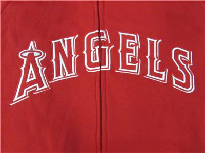Majestic ANGELS ジャケット XL Men's Los Angeles Angels Majestic Red On-Field Therma Base