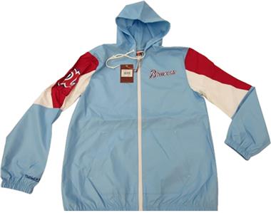 New Atlanta Braves Mens Mitchell & Ness Light Weight Windbreaker